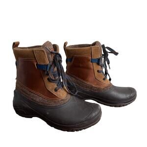 The North Face Shellista III shorty Winter Boots Brown Women's size 8